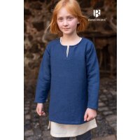 Children medieval tunic Eriksson blue