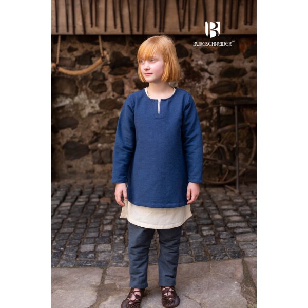 Children medieval tunic Eriksson blue 104