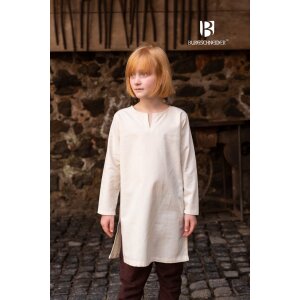 Children medieval under tunic Leifsson natural white