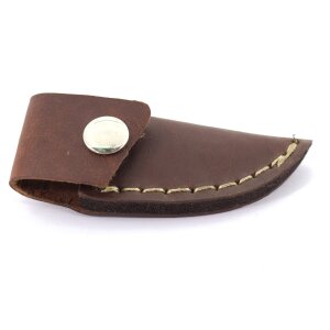 Leather scabbard for small folding kinves 9cm