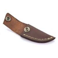 Leather scabbard for small folding kinves 9cm