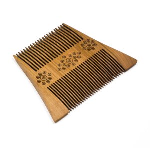 Wooden late medieval comb 14th century