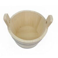 wooden tub 3.5l 23cm high