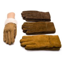 Lambskin gloves beige XL