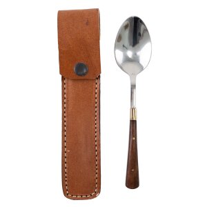 Stainless late medieval spoon wooden handle