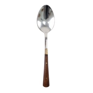 Stainless late medieval spoon wooden handle