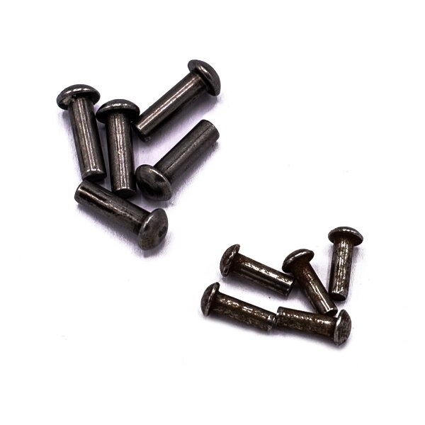 Steel rivets different sizes 2x8mm