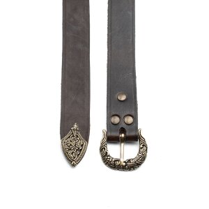 Ceinture viking avec bout de sangle, 160cm de long, 3 cm...