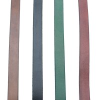 Einfacher Mittelalter-Gürtel aus Leder mit Eisenring verschiedene Farben L 160cm B 2,3cm