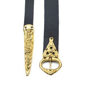 Ceinture viking en cuir denviron 170 cm de long et 2,7 cm...