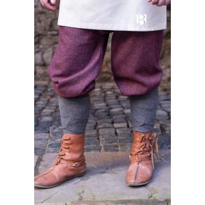 Pantalon Rush Ivar &agrave; chevrons bordeaux/gris