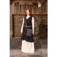 Mittelalter Tasche oder Beutel Juna Wolle Dunkelgrau