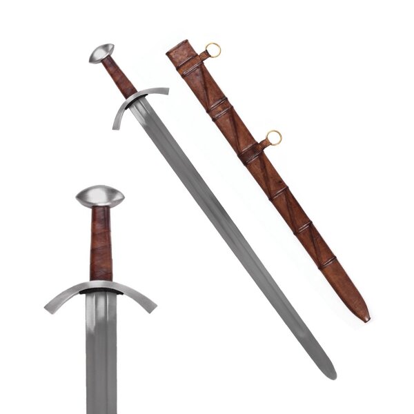 medieval sword type high medieval St. Maurice 13th century show fight SK-B incl. scabbard
