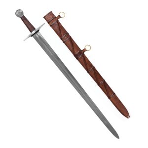 Mittelalter Schwert Typ Sir William Marshal 12. Jahrhundert Deko inkl. Schwertscheide