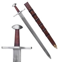 Mittelalterschwert Typ Hochmittelalter Wikinger Deko inkl. Schwertscheide