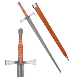 Mittelalter Schwert Typ Sp&auml;tmittelalter Shrewsbury 15. Jh Deko inkl. Lederscheide