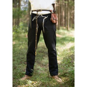 Late medieval pants 14th-15th century black L
