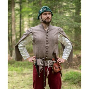 Late medieval doublet brown S