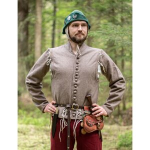 Late medieval doublet brown S