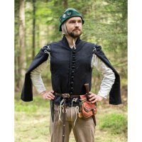 Late medieval doublet black XL
