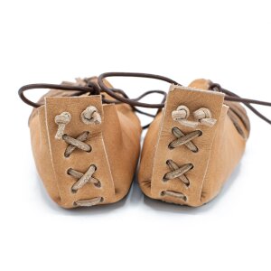 Bundschuhe oder Mittelalter Schuhe mit Gummisohle für Kinder 24
