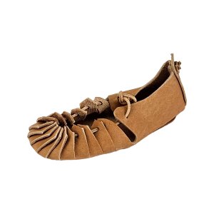 Bundschuhe oder Mittelalter Schuhe mit Gummisohle f&uuml;r Kinder 26