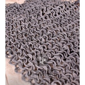 chain piece 20 x 20cm, round rings with round rivets,...