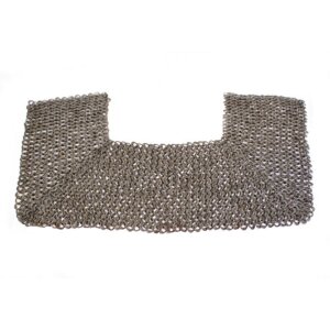 Chainmail collar, flat rings with wedge rivets, &Oslash; 8mm, steel