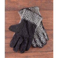 gloves with chain mesh, Ø 9mm, galvanized steel, size 9