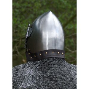 Chainmail aventail for helmets, unriveted round rings,...