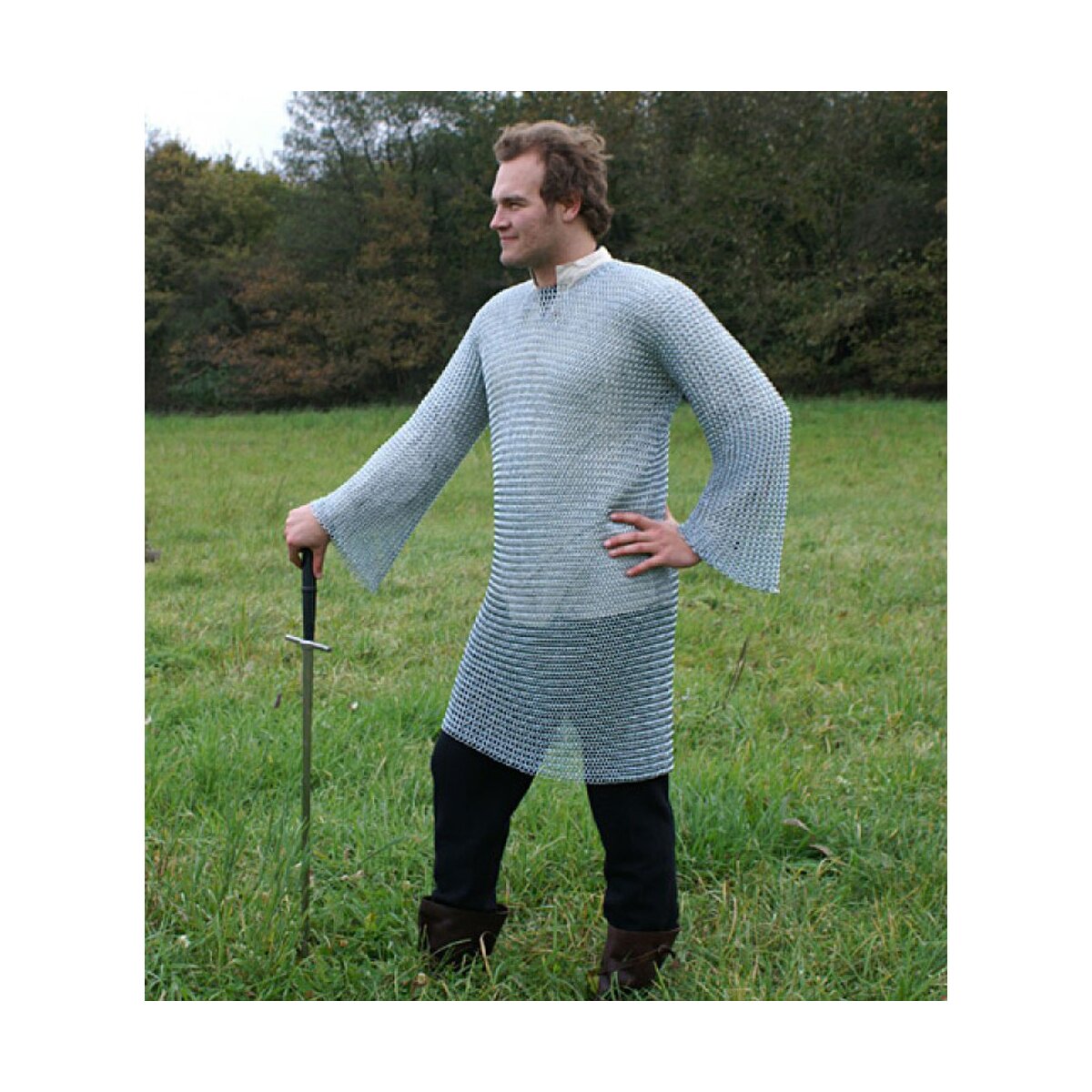 chainmail shirt, unriveted round rings, Ø 9mm,...