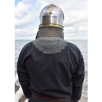 Coppergate Helmet, with butted aventail, 1.6 mm steel - battle ready