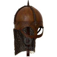 Der Gjermundbu Helm mit vernieteter Brünne, 2 mm Stahl - schaukampftauglich
