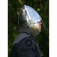 Spangen helmet with cheek guards and aventail, 2 mm steel - battle ready