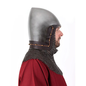 Bascinet Helmet with BTW Aventail, 2 mm steel - battle ready