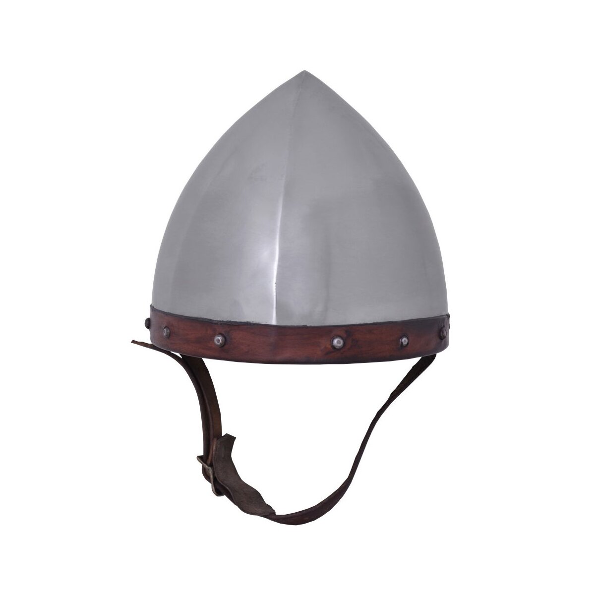 Bogenschützen Helm, 1.6 mm Stahl, mit Lederinlet -...