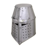 Topfhelm, 13. Jh., 1,3 mm Stahl