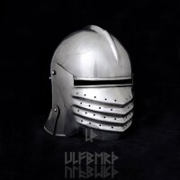 Bellows Face Sallet, ca. 1490, 2 mm steel - battle ready