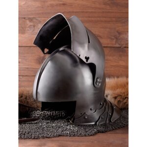 German Sallet, circa 1490, 1.6 mm steel - battle ready