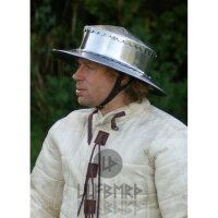 Kettle hat, straight shape, 2 mm steel - battle ready