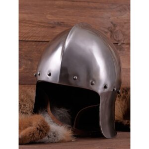 English Archer Helmet, 15. Century, 1.6 mm steel