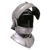 Gothic sallet with bevor, size M, 1.6 mm steel