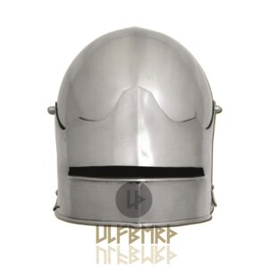 Gothic sallet helmet, circa 1480, 2 mm steel - battle ready