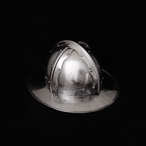 Italian Kettle hat, circa 1460, 1.6 mm steel - battle ready