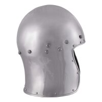 North Italian Barbute, circa 1465, 1.6 mm steel - battle ready