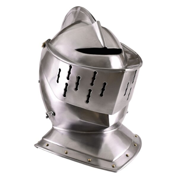 Visierhelm, ca. 1520, 1,6 mm Stahl - schaukampftauglich