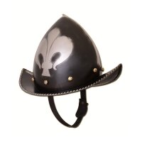 French Morion Helmet with Fleur-de-Lis, 16th ct., 1.6 mm steel