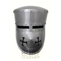 Kreuzritter Helm, 2 mm Stahl L