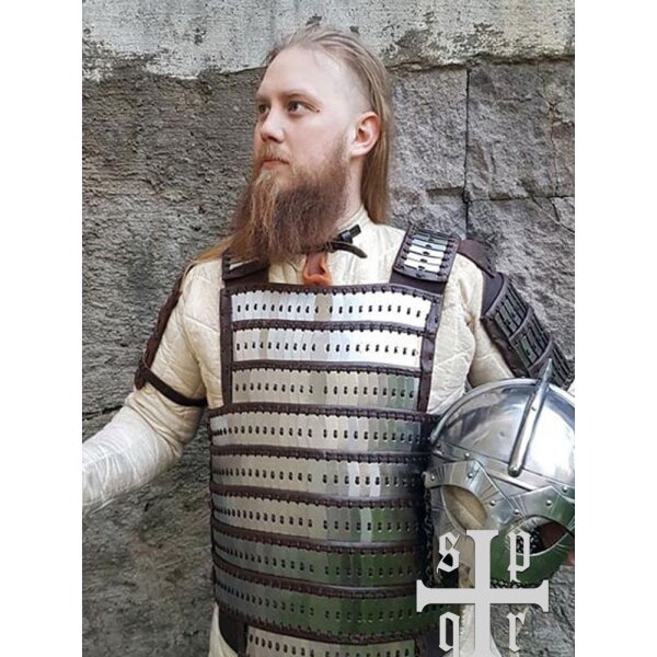 Birka Type Lamellar Armour, Steel and Leather