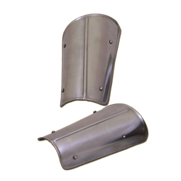 1 Pair Arm guard with mid rib, steel 1.2mm